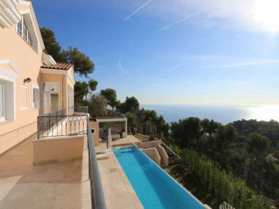 Income Producing 7 bedroom Villa for sale with sea view in Beausoleil, Cote d'Azur French Riviera