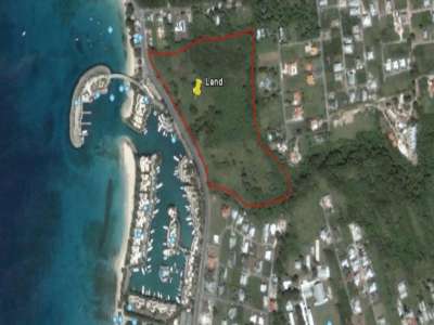 Waterfront Plot of land for sale with sea view in Saint Peter, Saint Peter