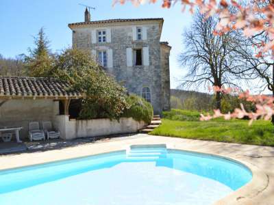 10 bedroom Farmhouse for sale with countryside and panoramic views in Roquecor, Midi-Pyrenees