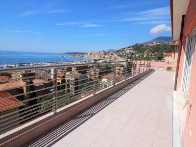 New Build 3 bedroom Penthouse for sale with sea view in Menton Garavan, Menton, Cote d'Azur French Riviera