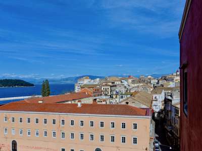 Renovated 4 bedroom Apartment for sale with sea view in Corfu Town, Ionian Islands