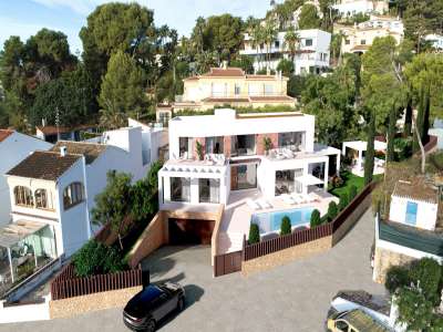 New Build 4 bedroom Villa for sale with sea view in Javea, Valencia