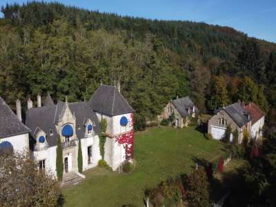5 bedroom Chateau for sale with countryside and panoramic views in Autun, Burgundy