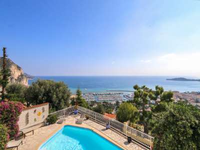 2 bedroom Villa for sale with sea and panoramic views in Beaulieu sur Mer, Cote d'Azur French Riviera