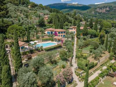 Exclusive 7 bedroom Villa for sale with sea view in Grasse, Cote d'Azur French Riviera