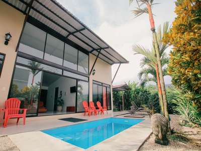6 bedroom Villa for sale with countryside view with Rental Income in La Fortuna, Central Costa Rica