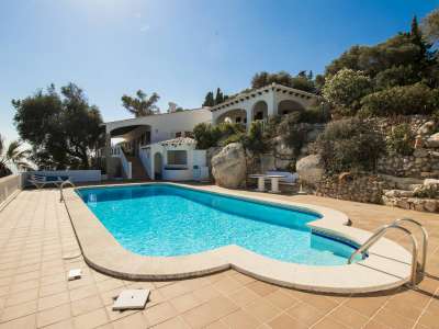 4 bedroom Villa for sale with sea and panoramic views in Son Bou, Menorca
