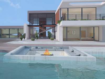 Modern 5 bedroom Villa for sale with sea view in La Caleta, Tenerife