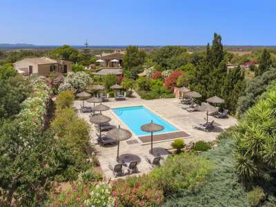 Character 12 bedroom Hotel for sale with countryside view in Ses Salines, Mallorca