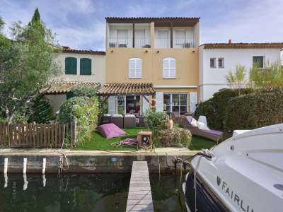 Refurbished 6 bedroom Townhouse for sale with sea view in Port Grimaud, Cote d'Azur French Riviera