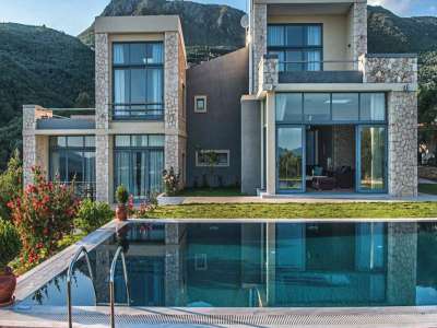 New Build 5 bedroom Villa for sale with sea view in Spartilas, Ionian Islands