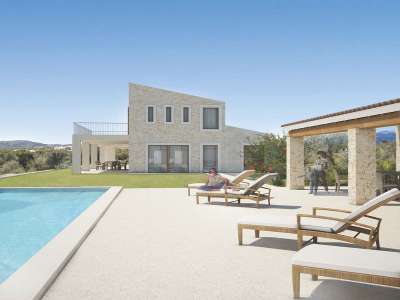New Build 4 bedroom Villa for sale with countryside view in Santanyi, Mallorca