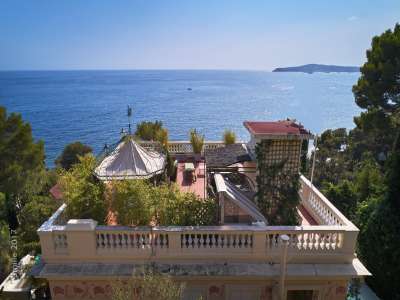Beautiful 6 bedroom Villa for sale with sea view in Cap d'Ail, Cote d'Azur French Riviera
