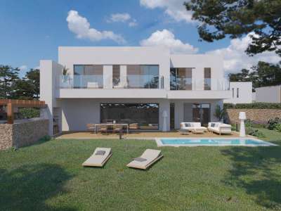 Immaculate 3 bedroom Villa for sale with sea view in Son Parc, Menorca