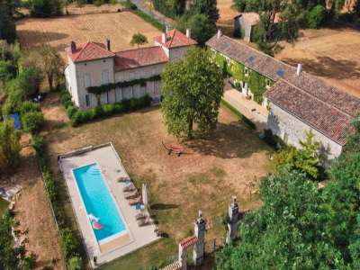 Historical 10 bedroom House for sale with countryside view in Sauze Vaussais, Poitou-Charentes