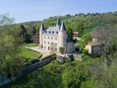 Renovated 11 bedroom Chateau for sale with countryside view in Gillonnay, Rhone-Alpes