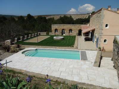 Renovated 3 bedroom house for sale with countryside view in Olonzac, Languedoc-Roussillon
