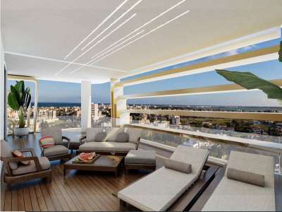 3 bedroom Penthouse for sale with sea and panoramic views in Larnaca, Larnaca