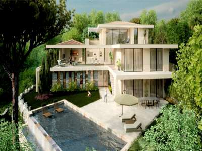 Turn Key 5 bedroom Villa for sale with sea view in Sainte Maxime, Cote d'Azur French Riviera