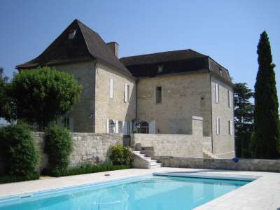 Immaculate 17 bedroom Chateau for sale with countryside view in Lauzun, Aquitaine