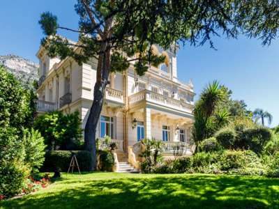 Belle Epoque 4 bedroom House for sale with sea view in Cap d'Ail, Cote d'Azur French Riviera