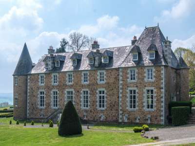 Historical 10 bedroom Chateau for sale with countryside view in Domjean, Normandy
