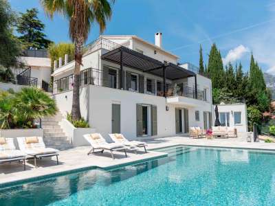 Beautiful 7 bedroom Villa for sale with sea view in Roquebrune Cap Martin, Cote d'Azur French Riviera