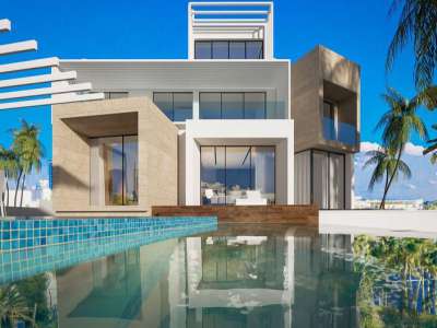 Immaculate 8 bedroom Villa for sale with sea view in Kalogiroi, Limassol, Limassol