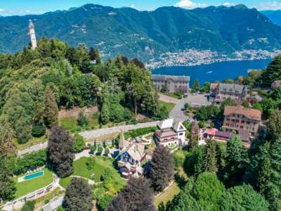 Grand 12 bedroom Villa for sale with panoramic view in Brunate, Lombardy
