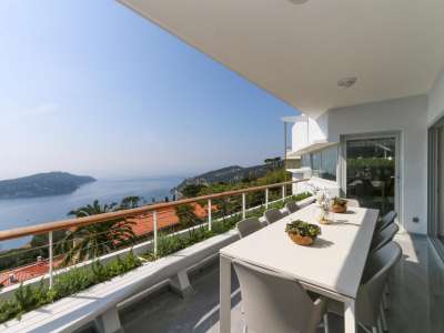 Architect Designed 5 bedroom Villa for sale with sea view in Villefranche sur Mer, Cote d'Azur French Riviera