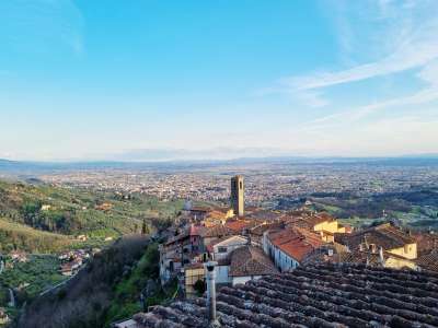 Furnished 2 bedroom House for sale with panoramic view in Massa E Cozzile, Pistoia, Tuscany