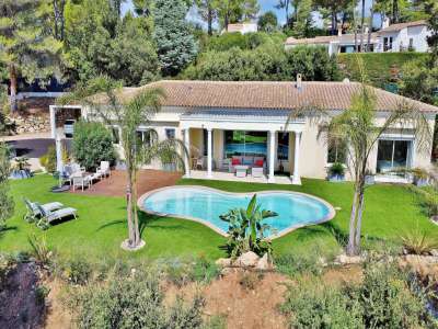 4 bedroom Villa for sale with countryside and panoramic views in Valbonne, Cote d'Azur French Riviera
