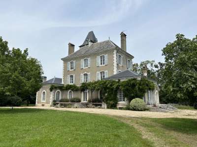 Historical 9 bedroom Chateau for sale with countryside view in Osserain Rivareyte, Aquitaine
