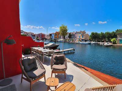 Waterfront 4 bedroom House for sale with panoramic view in Port Grimaud, Cote d'Azur French Riviera