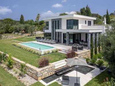 Immaculate 5 bedroom Villa for sale with panoramic view in Valbonne, Cote d'Azur French Riviera